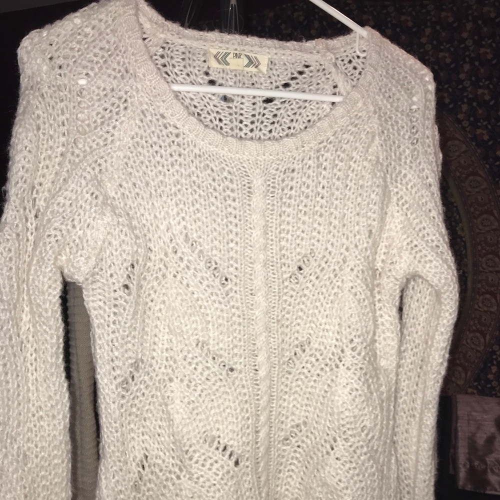 Ivory knit sweater